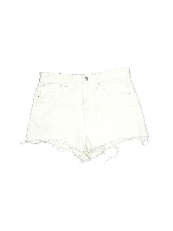 Low-Rise Denim Shorts