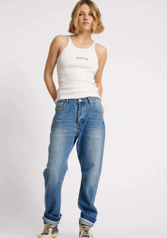 One Teaspoon Pacifica Bandit Relaxed Denim Jeans