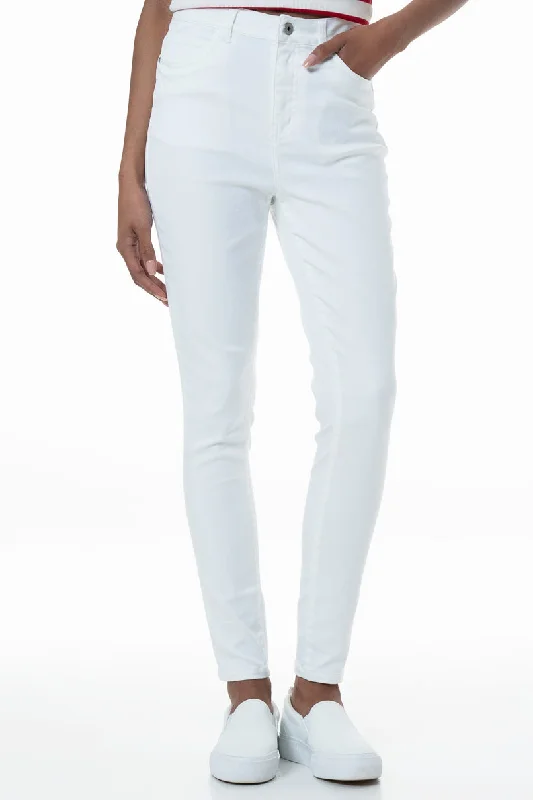 Rf09 Hi-Waisted Skinny Jeans _ 151115 _ White