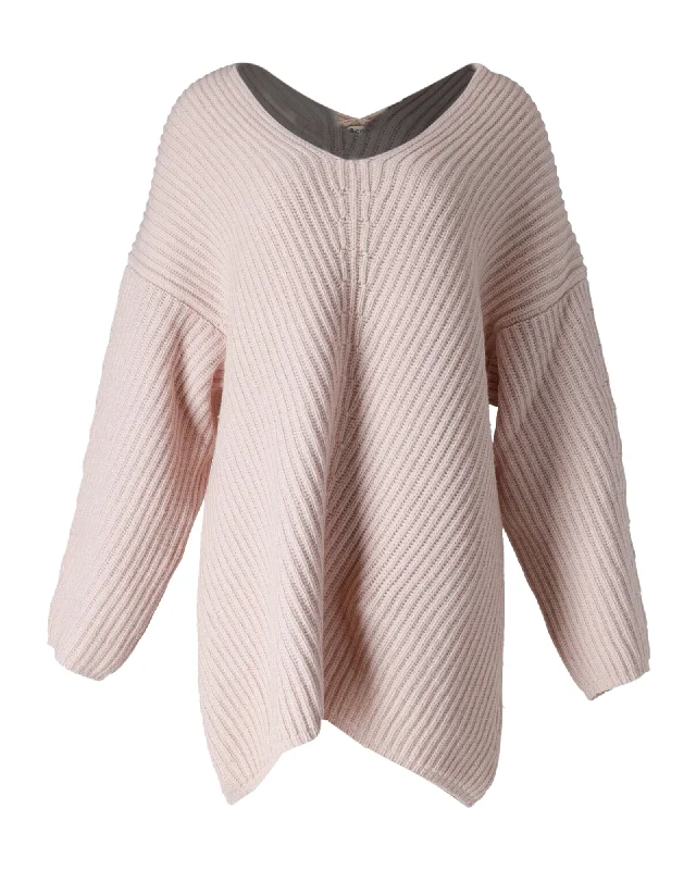 Acne Studios Deborah Sweater in Pink Wool