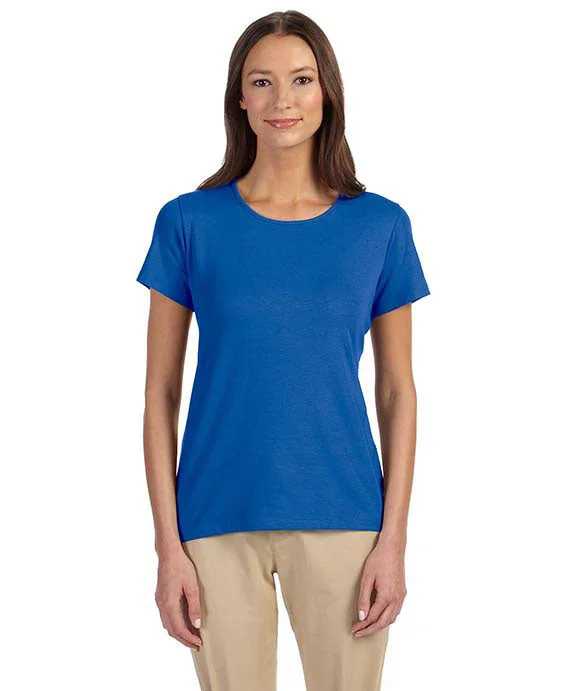 DP182W - Devon & Jones Ladies Perfect Fit™ Shell T-Shirt | French Blue