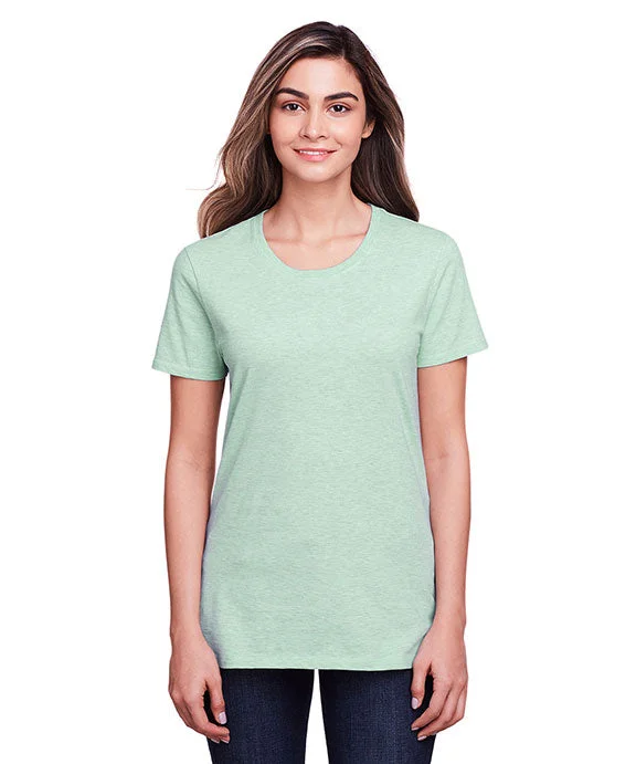 IC47WR - Fruit of the Loom Ladies ICONIC™ T-Shirt | Mint To Be Heather