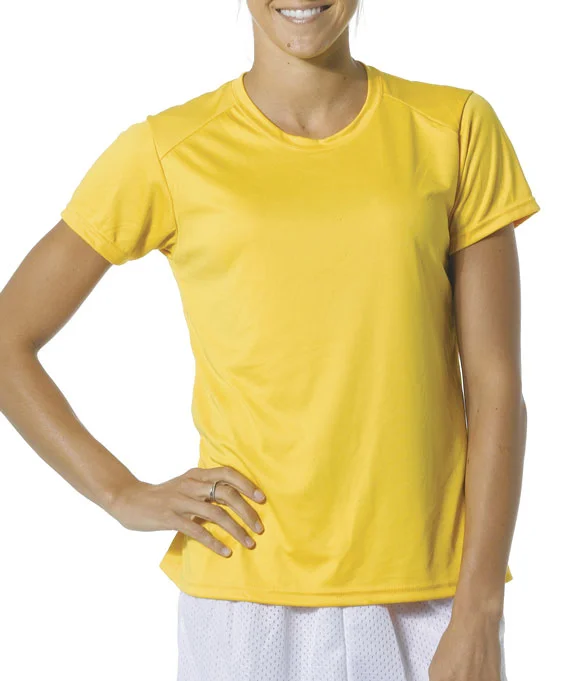 NW3201 - A4 Cooling Performance Ladies Crew Neck T-Shirt | Gold