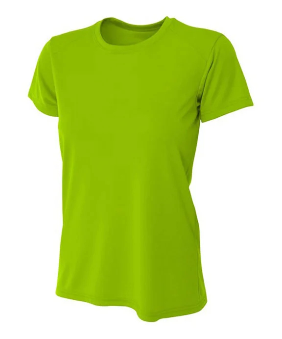 NW3201 - A4 Cooling Performance Ladies Crew Neck T-Shirt | Lime