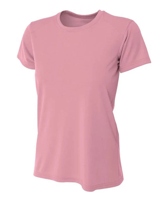 NW3201 - A4 Cooling Performance Ladies Crew Neck T-Shirt | Pink