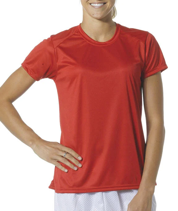 NW3201 - A4 Cooling Performance Ladies Crew Neck T-Shirt | Scarlet