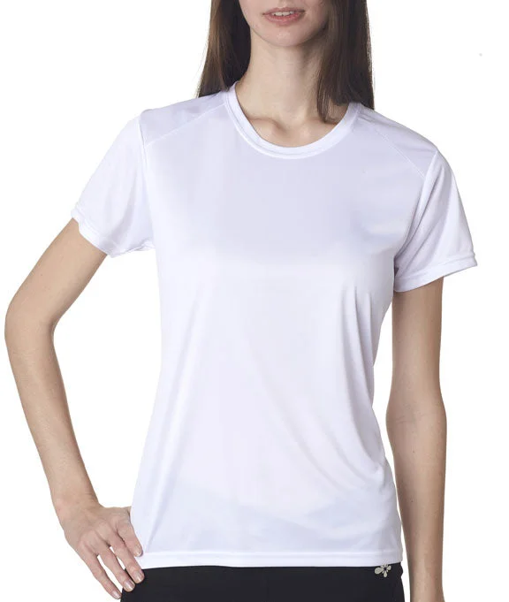 NW3201 - A4 Cooling Performance Ladies Crew Neck T-Shirt | White