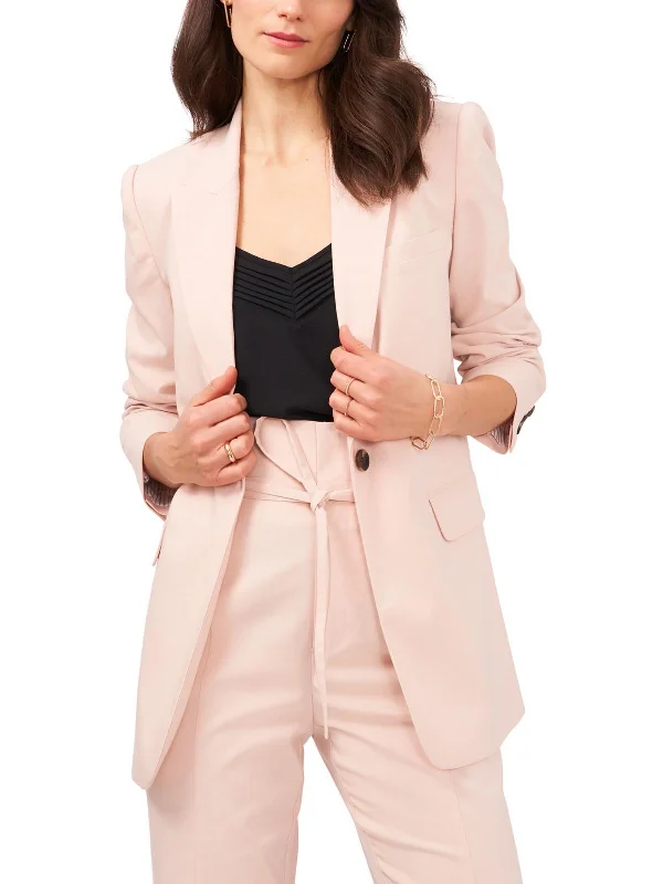 Womens Suit Separate Office One-Button Blazer