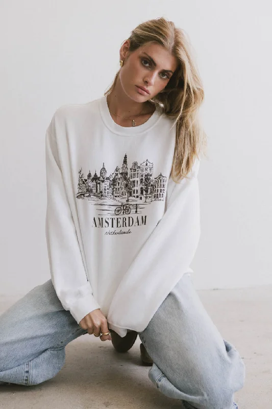 Amsterdam Cityscape Crewneck