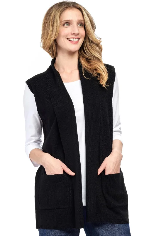 Women's Cashmere Like Vest – Luxuriously Soft for Extra Warmth – Feels as Soft as Cashmere