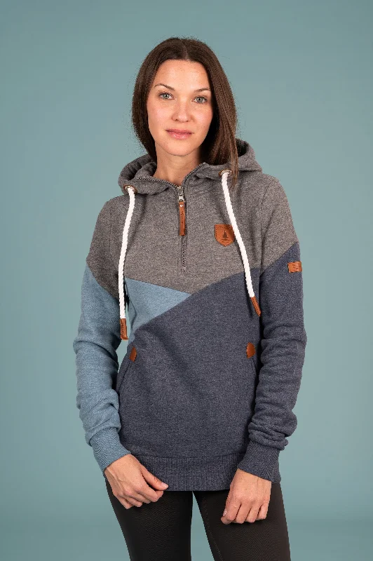 Roxy Petrol Mix Half-Zip Hoodie