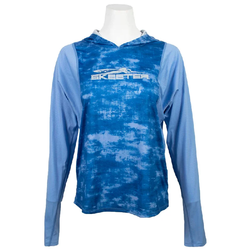 Skeeter Simms Ladies Challenger Solar Hoody - Sapphire Daze