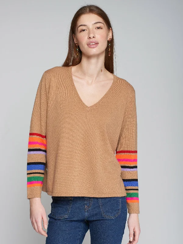 Vilagallo Beige Pullover With Side Button