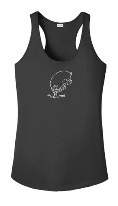 Women's Reflective Tank Top - Drinker with a Running Problem